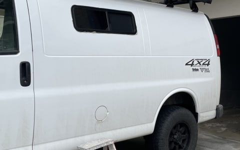 4x4 Chevy Camper Van with Solar