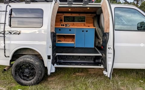 4x4 Chevy Camper Van with Solar