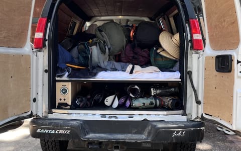 4x4 Chevy Camper Van with Solar