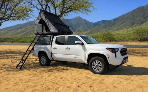 Toyota Tacoma with Camper Shell by Easy Camping Ma