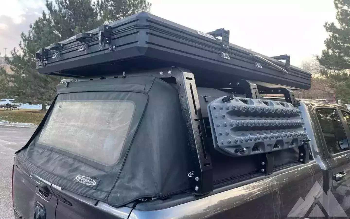 Softopper Canopy/DatinFab Rack w/ CVT Rooftop Tent | Roof Top Tent for ...