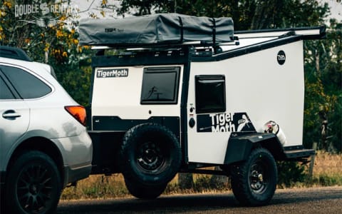 TIGERMOTH Overlander Camper w/ Rooftop Tent & Kitc