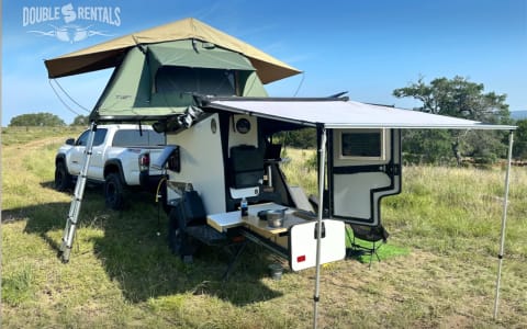 TIGERMOTH Overlander Camper w/ Rooftop Tent & Kitc