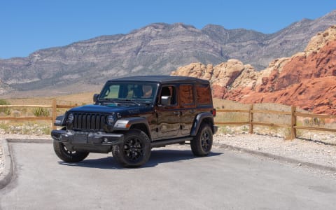 Jeep Wrangler Willys with Roof Top Tent