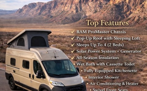 2026 Winnebago Solis 59PX Adventure Van Sleeps 4 P