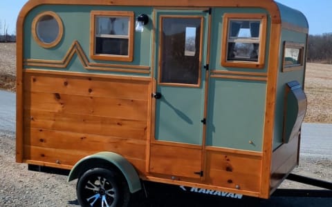 Custom Wooden Camper