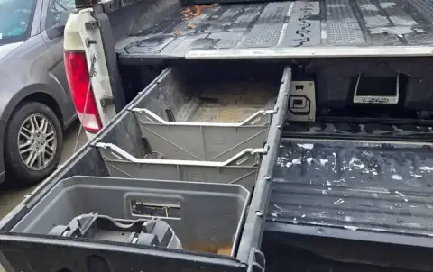 Decked in bed storage box for 2002-2018 short bed 