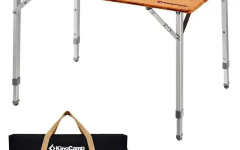KingCamp Bamboo Folding Table