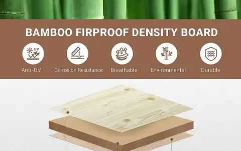 KingCamp Bamboo Folding Table