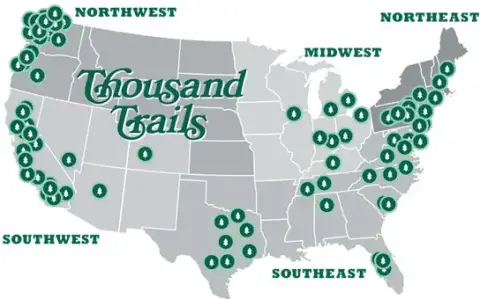 Thousand trail life time membership 