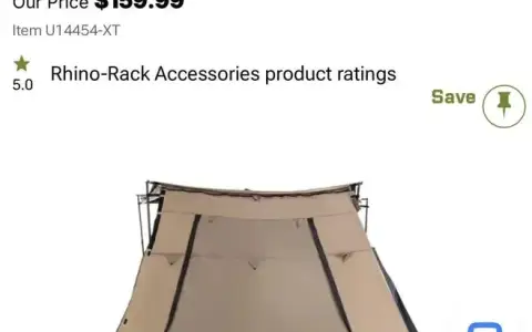 Rhino-Rack Batwing compact awning & room