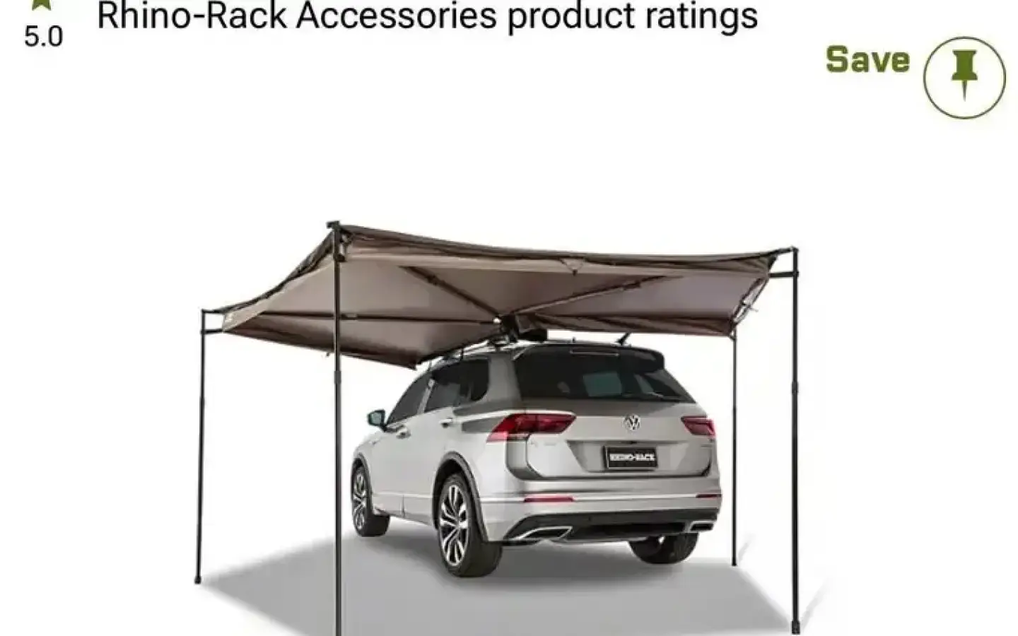 Rhino-Rack Batwing compact awning & room