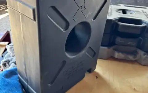Rotopax water containers.