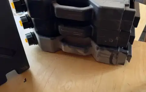 Rotopax water containers.