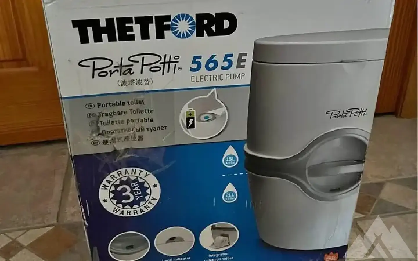 Thetford Porta Potti 565E Electric Pump Portable T
