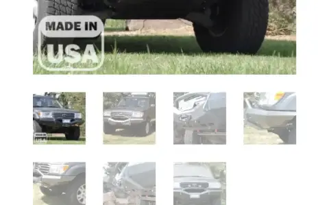 Toyota land cruiser front bumper 