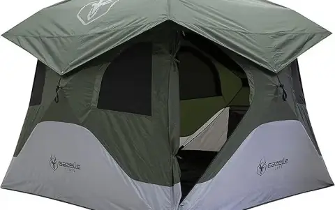 Gazelle Tents™ T4 Hub Tent, Easy 90 Second Set-Up,