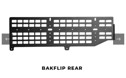 Cali Raised bakflip Tacoma bed molle system for 20