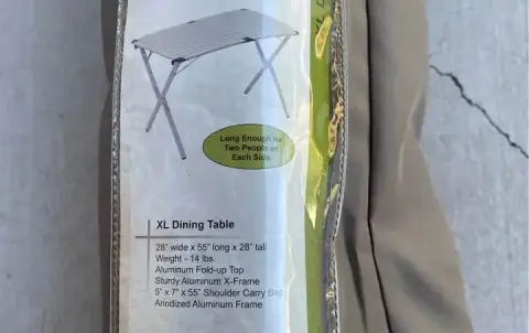 Folding Camping Table - ALPS Mountaineering XL