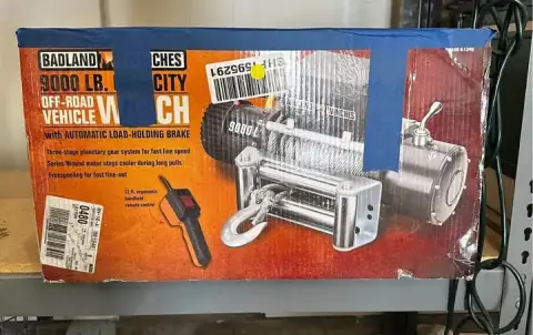 9000 lbs badlands winch