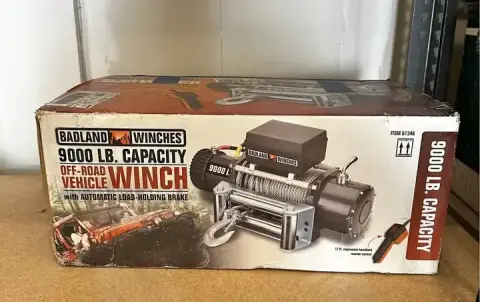 9000 lbs badlands winch