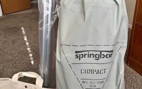 Brand new Springbar compact tent.