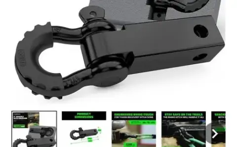 Rhino USA Kinetic Rope Recovery Kit + 2” Shackle