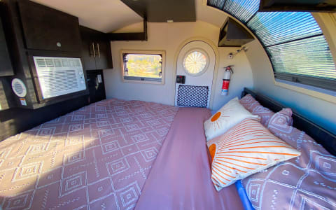 BRAND NEW! #1 Teardrop Trailer, Cozy King Bed, Out