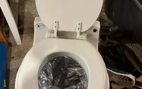 Dry Flush Laveo Portable Toilet