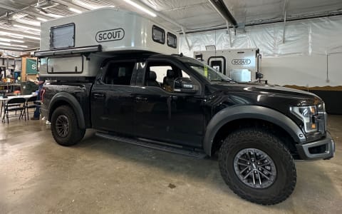 Scout Yoho on F150 Raptor
