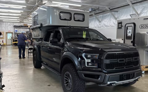 Scout Yoho on F150 Raptor