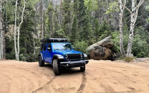 Wrangler with Roofnest Rooftop Tent