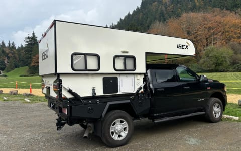 Ibex Truck Camper on 4x4 Ram 3500. Ideal for your 