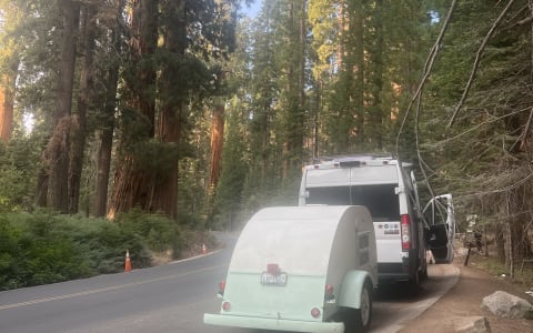 1950’s renovated teardrop trailer