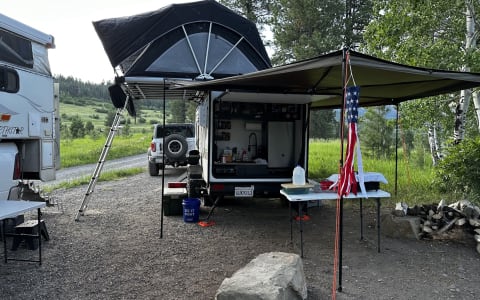 Ultimate Hunting Base Camp Trailer