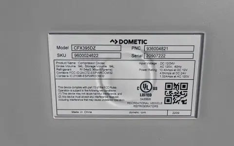Dometic CFX395DZ 94 Liter Dual Compartment Cooler