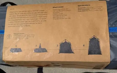 Joocla shower/toilet/changing tent. Brand new