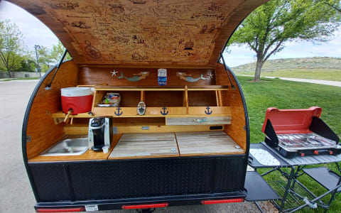2022 Bend Teardrop 6'x12' with Bunk *Pirate Editio