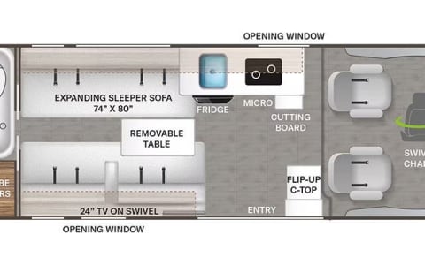 Luxury Van Getaway - Indoor & Outdoor HOT shower/t