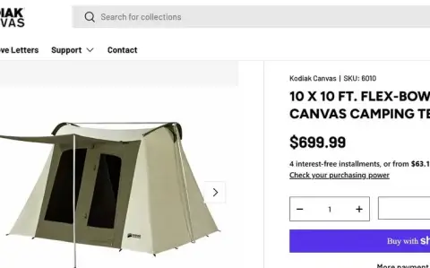 Kodiak Canvas Flex Bow Tent
