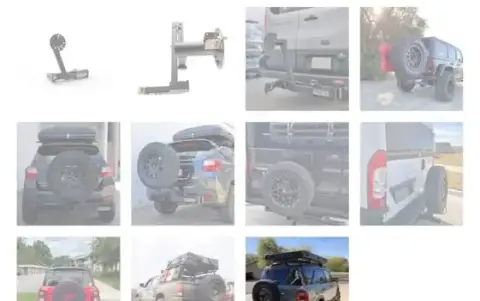 Wilco OFF-Road Spare Tire Carrier (High Clearance)