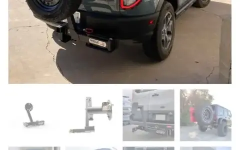 Wilco OFF-Road Spare Tire Carrier (High Clearance)