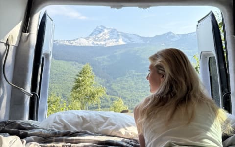 Huck the Adventure Van – Camp Easy. Dog Friendly!