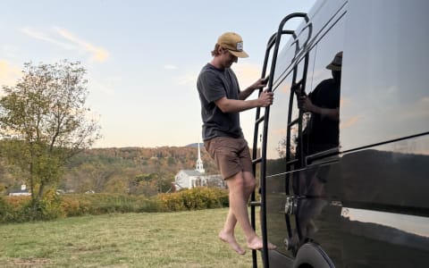 Huck the Adventure Van – Camp Easy. Dog Friendly!