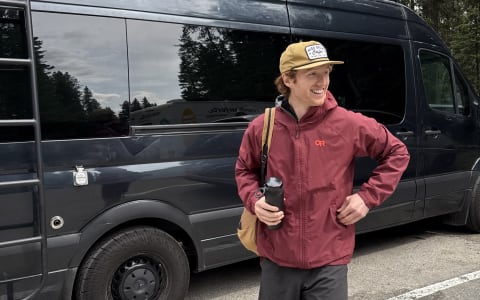 Huck the Adventure Van – Camp Easy. Dog Friendly!