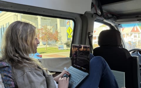 Huck the Adventure Van – Camp Easy. Dog Friendly!