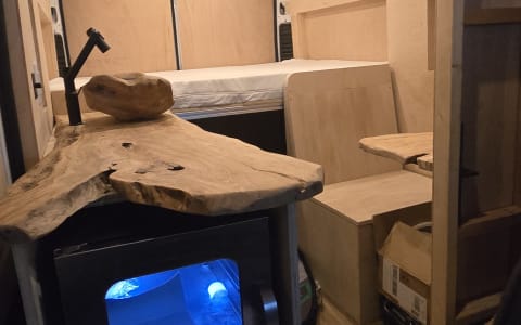 Off Grid Boho Camper Van with Starlink