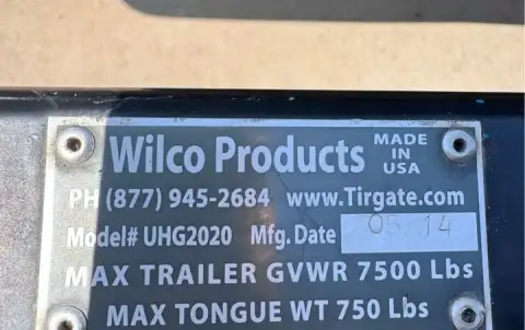 Wilco tire carrier Wilco tire carrier
