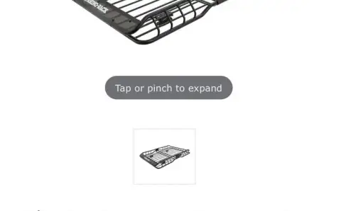Rhino-Rack Xtray large roof mount cargo basket.