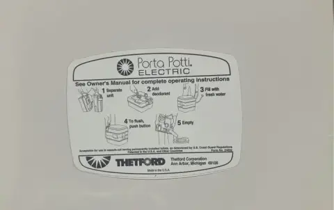 Thetford Marine toilet for camping Porta Potti ele